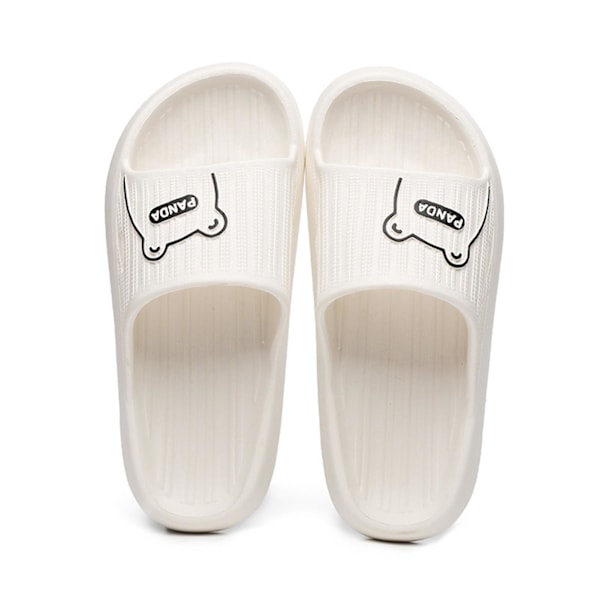 Simple Soft Sole Slippers Non-slip Open Toe Eva Shower Sandals For Summer