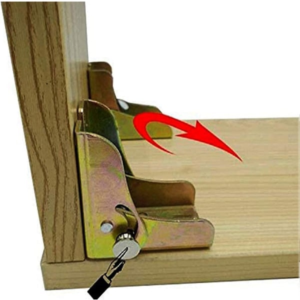 4 Pack Folding Extension Brackets For Work Table Legs Colorful Locking Hinge For Folding Leg Support
