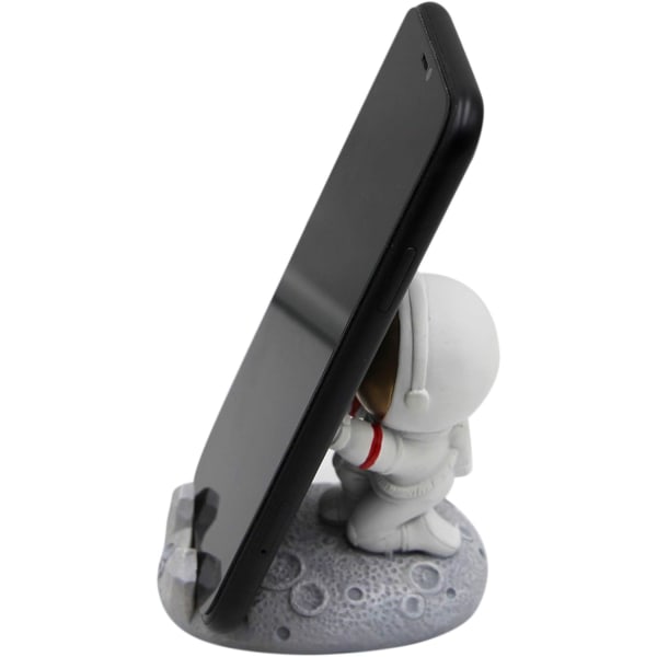 Creative Astronaut Phone Holder Spaceman Cell Phone Holder Cute Smartphone Stand for Desk Home Office Golden-Style 2
