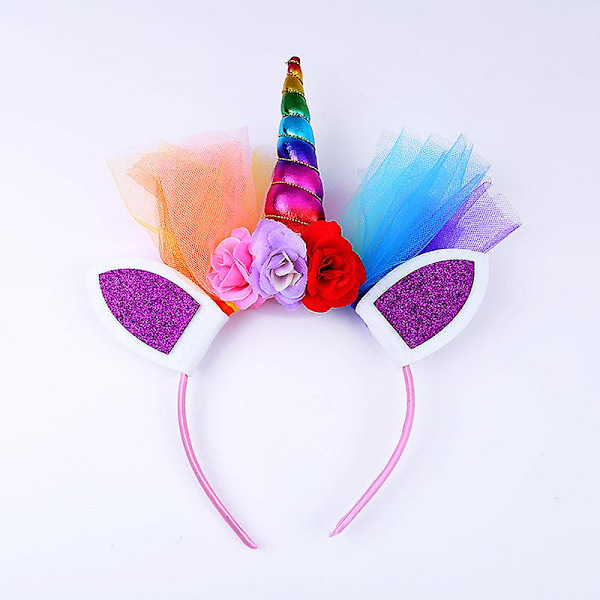 2X Halloween Xmas Christmas Gifts Decoration Children's Unicorn Headband