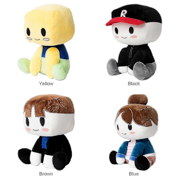Blox Buddies Plys, 12\" Blox Buddies Noob Buddy Plushie Legetøj Til Fans Og Venner Smukt Plys Dukkegaver Yellow Without