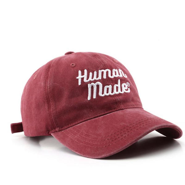 Mimigo Miesten ja Naisten Trucker-lippis Säädettävä Puuvillainen Baseball-lippis 7 Väriä RED