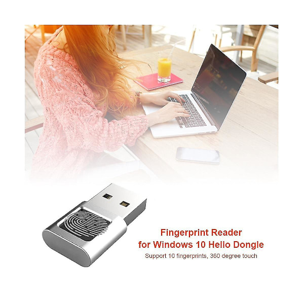 USB-fingeravtrycksläsare Modul Enhet Biometrisk Skanner För Bärbara Datorer Nyckel USB-gränssnitt