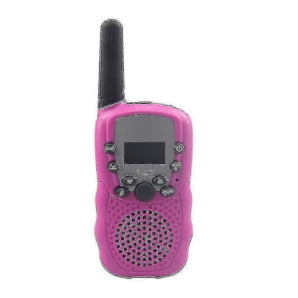 Barne-Walkie Talkie 3km Utendørs Intercom LCD-Skjerm Bærbar Walkie Talkie Blue