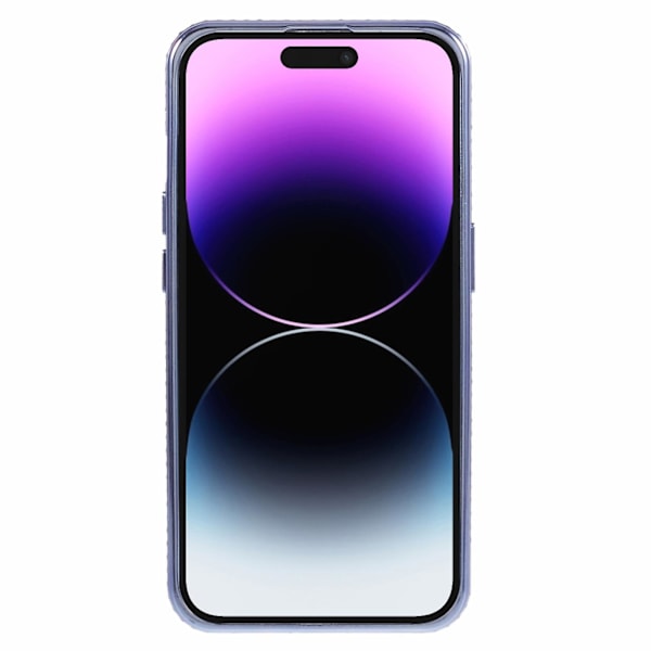 Rhinestone-dekoreret TPU-anti-ridse-cover til iPhone 14 Pro Max Dark Purple
