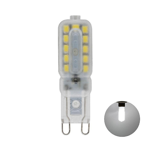 220v Himmennettävä LED-lamppu Kristalliriipuksen Vaihtoon 22 LEDS White
