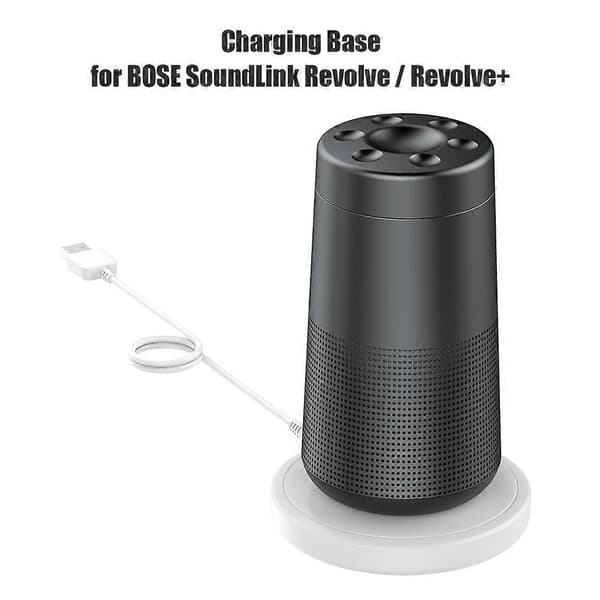 ABS Laddningsställ för Bose Soundlink Revolve/Revolve+ Bluetooth-högtalare White
