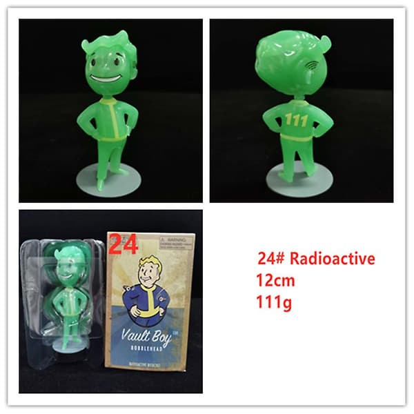 Fallout Vault Boy Bobble Head PVC Actionfigur Samleobjekt Modellleketøy Style 24