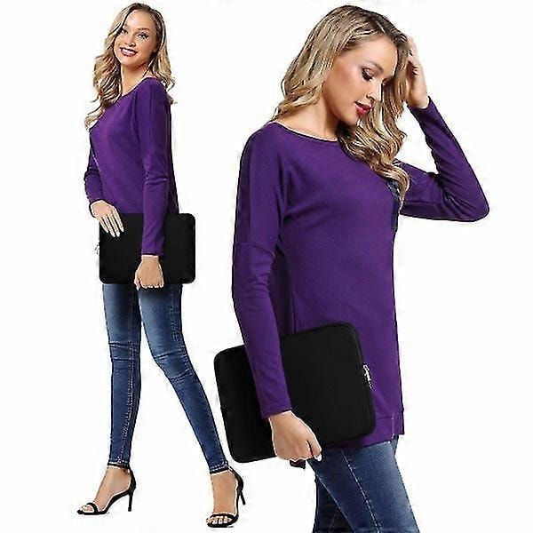 Stilful etui til 15,6 tommer bærbar / Macbook sort