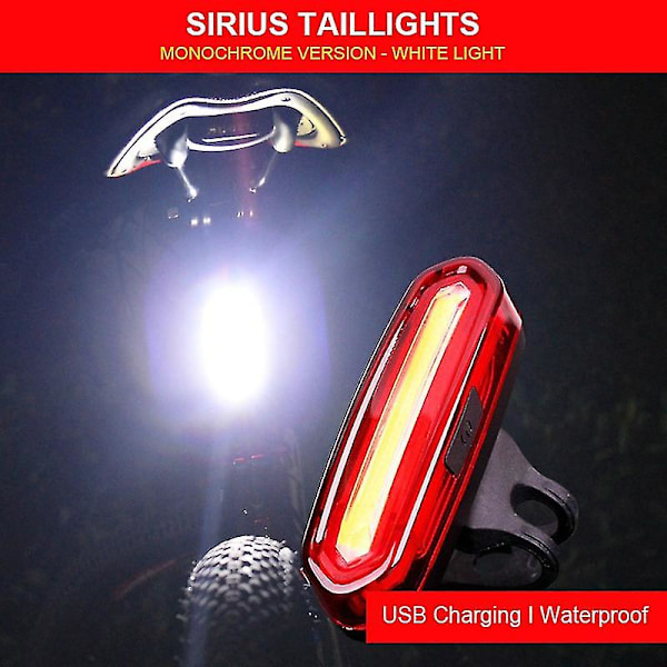 120 Lumen Bicycle Rear Light Usb Rechargeable Waterproof Mtb Bike Taillight Ciclismo