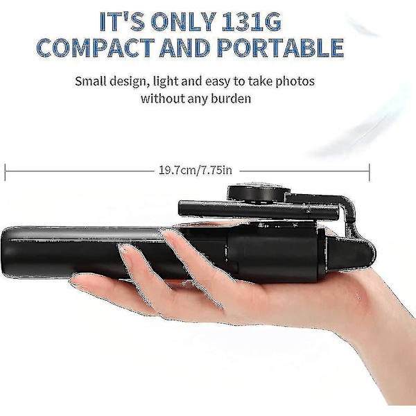 Selfie Stick, Udvidbar Mobiltelefon Selfie Stick, Selfie Stick Tripod