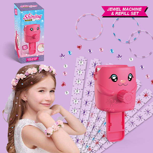 Bling Bling Ultimate Glam Set - Fäst diamanter i håret, Flerfärgad New drilling machine