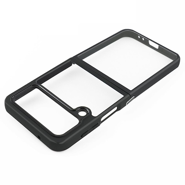 Anti-ripe Tpu + Hard Pc Slim-fit Shell Transparent Telefondeksel For Samsung Galaxy Z Flip4 5g