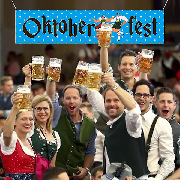 Oktoberfest-kylttibanneri Oktoberfest-koristeet Oktoberfest-festivaalijuhlatarvikkeet A