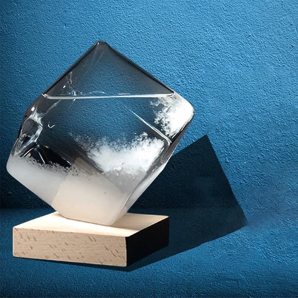Sesongbasert og festlig dekorasjon Værglassflaskebarometer Hjem og kontor dekorasjon 150 ml B