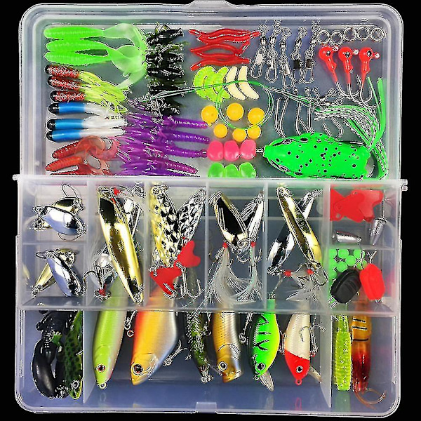 Multifunksjonelt Fiskeagn Kunstig Svømmeagn Fiskehake 106 Pcs set Frog