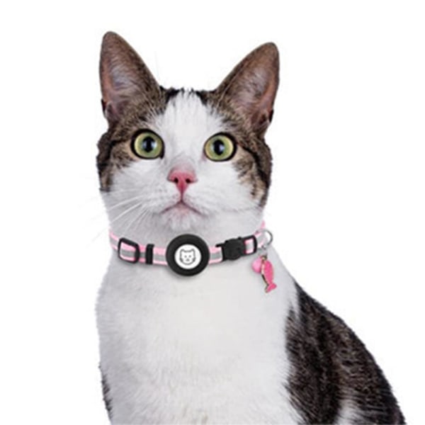 Cat Collar, With Bell And Silicone Waterproof Shell, For The Cat's Detachable Seat Belt Buckle