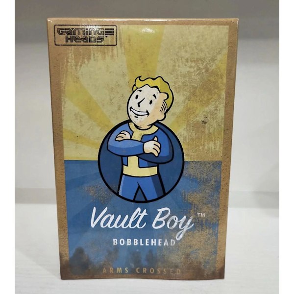 Fallout 4 Vault Boy Bobble Head PVC Actionfigur Samleobjekt Model Legetøj