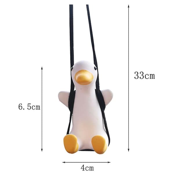 Liten Ande Svingbil Henger Dekorasjon Duck A