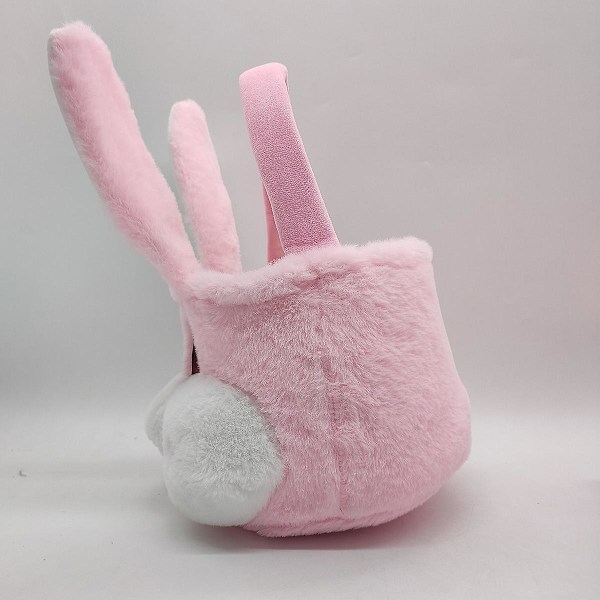 Plush Ko Easterkorg Plush Ko Easterkorg Plyschdocka Pink rabbit