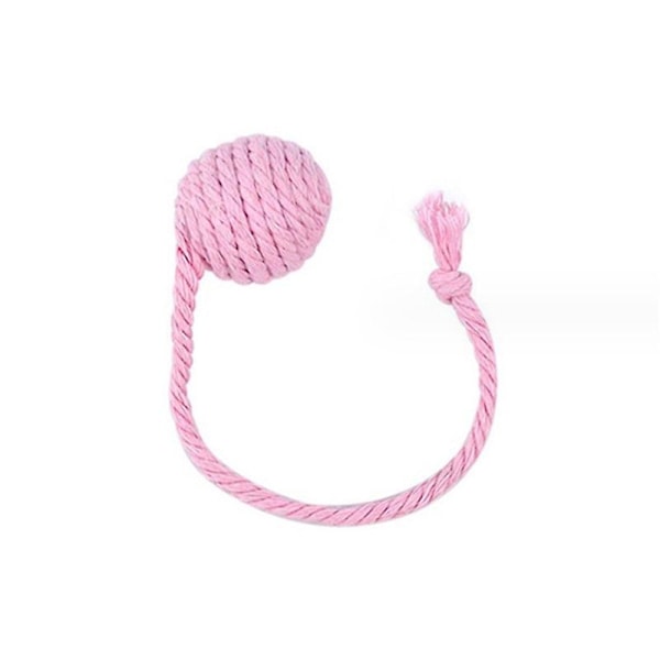 Katt Sisalboll, 3cm/6cm Blandade Färgade Sisalbollar För Katter Att Klia, Klaffa, Bita Eller Jaga, Interaktiva Katt Leksaker För Innekatter pink 3CM