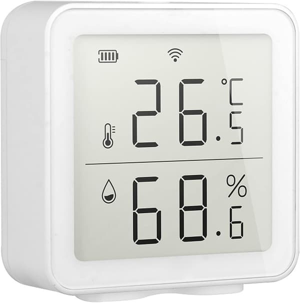 WiFi Trådlös Temperatursensor, WiFi Temperaturfuktighetsmätare, Trådlös Inomhus Hygrometer Termometer, Hemmautomatisering Scen System