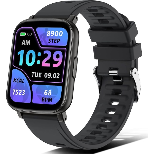 Smart Watch, Fitness Tracker 1.54&quot; Touch Screen Fitness Watch With Heart Rate Sleep Monitor, Ip68 Waterproof