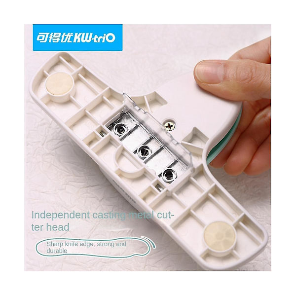 3 Huller 4mm Hullemaskine A5 A6 A7 A8 DIY Hullemaskine Løse Blade Hullemaskine Håndlavet Løse Blade Papir Hullemaskine