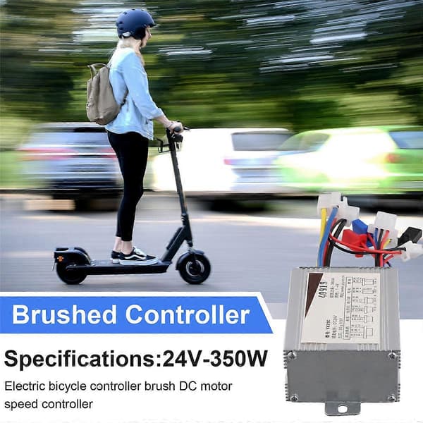 Elektrisk Cykel Børstet Controller 24V 350W Elektrisk Scooter Controller Børste DC Motor Hastighedscontroller
