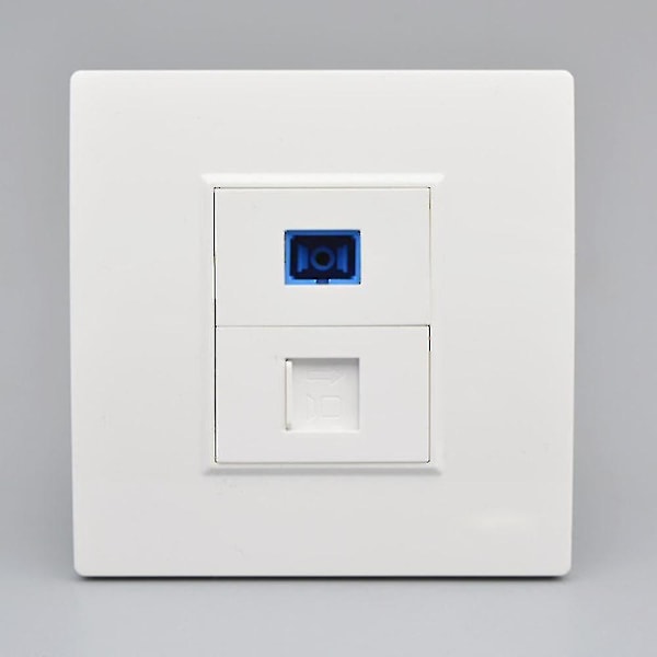 SC Fiber Optic Interface, Vegguttak, RJ45 Nettverkskontaktpanel, Connecto1 Type - På lager