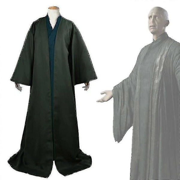 Voldemort Rob Cosplay Kostym Set Vuxen Halloween Kostym Hoodie Cape headgear headgear