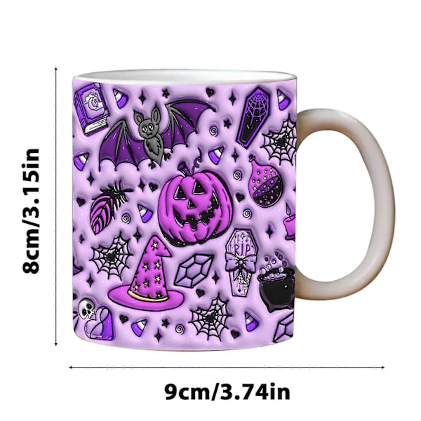 Nyt Spooky Halloween Kaffe Krus Vand Krus Halloween Græskar D