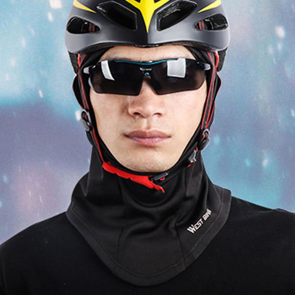Unisex kuldesikker vindtett varm hette Balaclava lue sykler ski sykkelhette Black