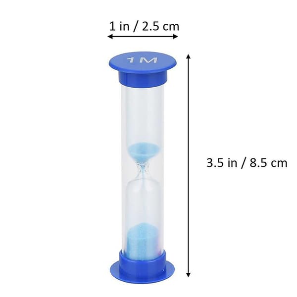Far Timeglas 6 stk., 30 sek., 1 min., 2 min., 3 min., 5 min., 10 min.