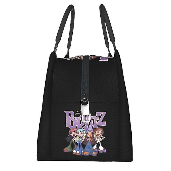 Bratz Doll Isolerad Lunch Bag För Kvinnor Bärbar Cartoon Tv Film Kylare Termisk Lunchlåda Strand Camping Resor 11