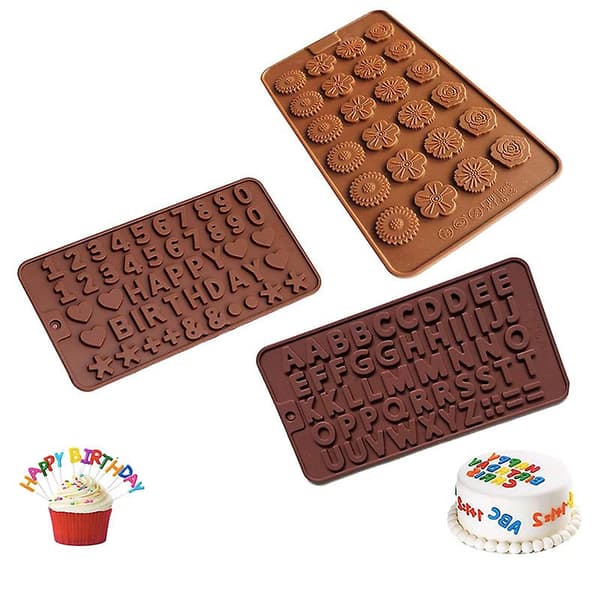 8 st Silikonformar för Godis och Choklad: Flexibel Form för Hård eller Gummy