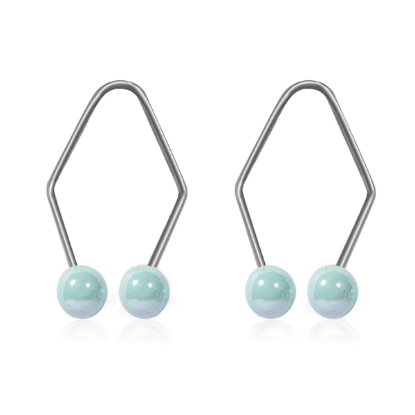 2 par Dimple Makers - Dimple Trainer för ansiktet, naturlig leendetränare, utveckla naturliga gropar, ansikts skönhetsträningsverktyg för att sova, arbeta, re sky blue