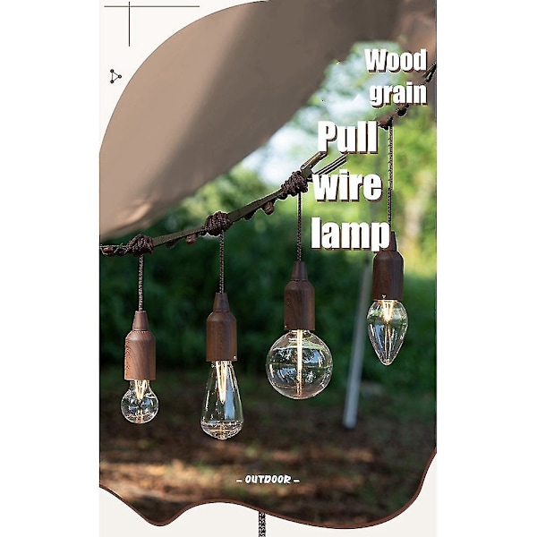 Utomhus Campinglampor Retro Belysning Led Kabellampor Multifunktionella Atmosfärslampor Nattlampa