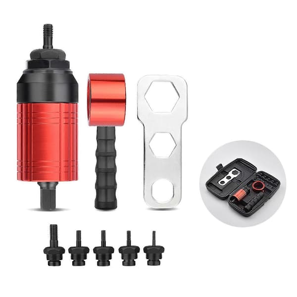 Pneumatisk nitpistol borr adapter koppling manuell automatisk nitmutter borr adapter