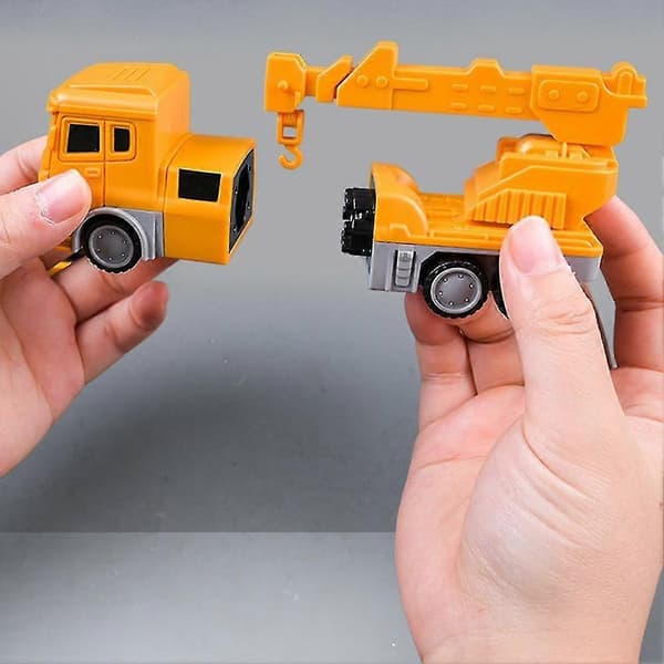 Magnetiske Transformering Engineering Bil Samlet Legetøj 16 piece set
