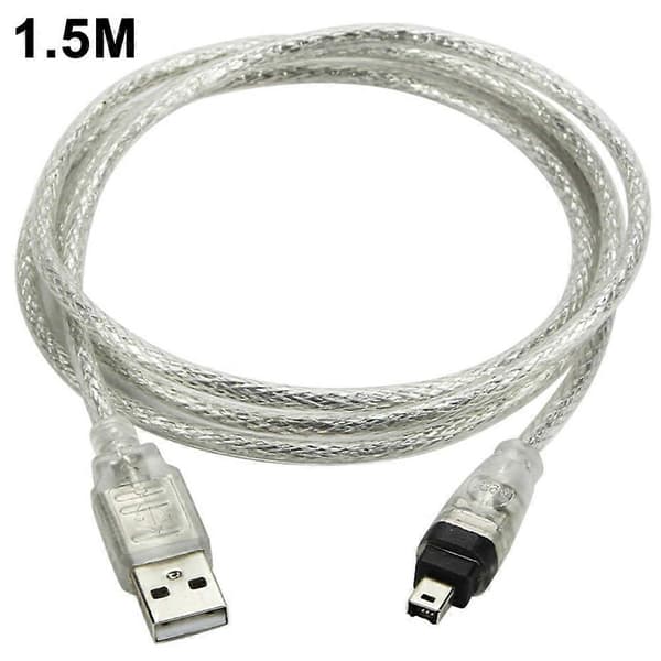 USB-kabel (hann til Firewire IEEE1394a hann, med 4 pinner