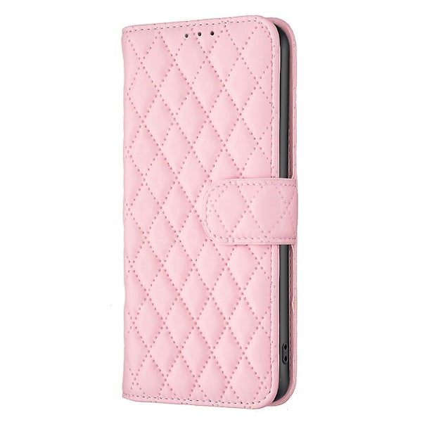 Binfen fargeflip stativ skinn mobiltelefon deksel for Tecno Spark 10 4g / Spark 10c 4g Pink