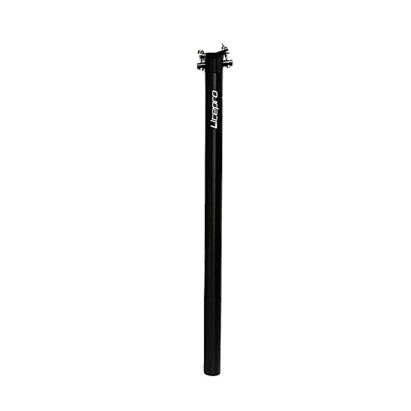 Hopfällbar cykelstolpe i aluminiumlegering, ultralätt, 33,9x600mm, för svart