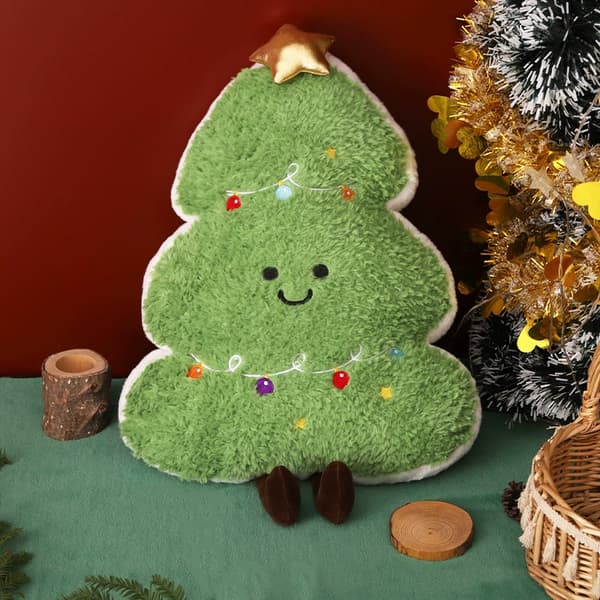Julepyntputer, sofaputer til stuen, hodegjerdeputer til soverommet, julegaver, 42-48CM Christmas tree
