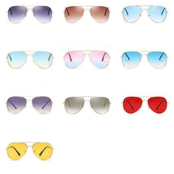 Klassiska Retro Pilot Ocean Goggles Solglasögon För Kvinnor Män Unisex Metall Röda Solglasögon Sommar Körning 3025 Glasögon Shades 2022 C20