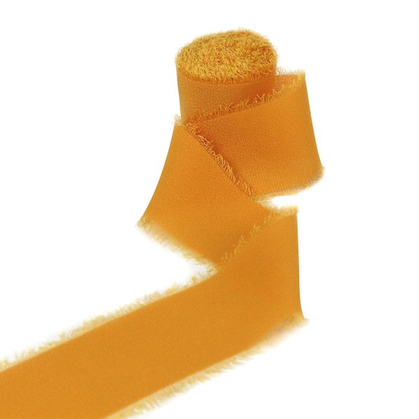 1 rulle band festlig handgjord DIY hantverk 3,8 cm bröllopsinbjudningar present frans faux sidenband för bröllop F