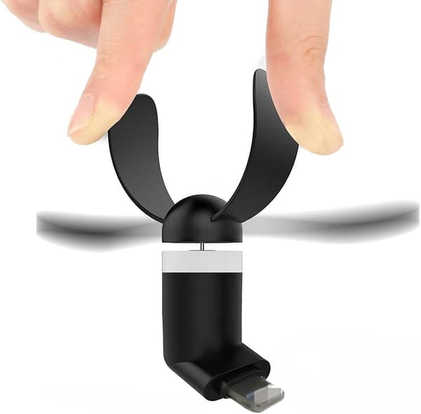 Mini Bærbar Mobiltelefon Fan Køler Til Apple iPad - 4 Stk (Tilfældig Farve)