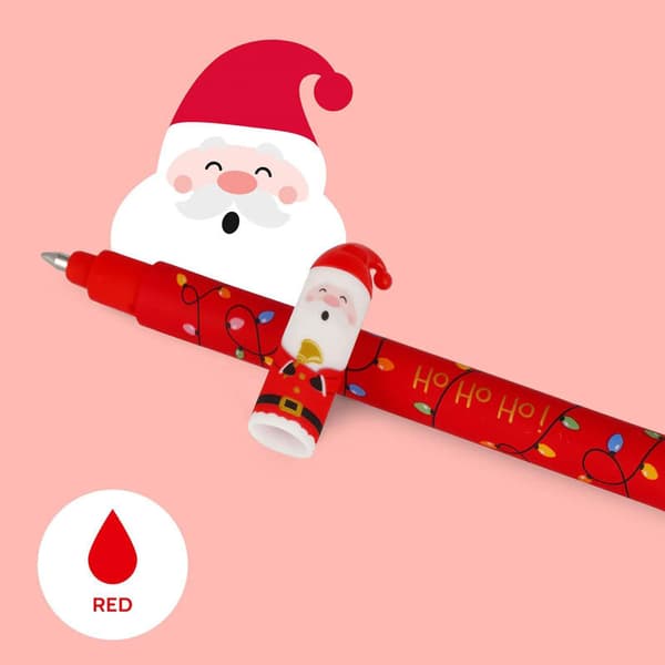Viskelæder pen sæt julespecialudgave - den perfekte søde julegave Red