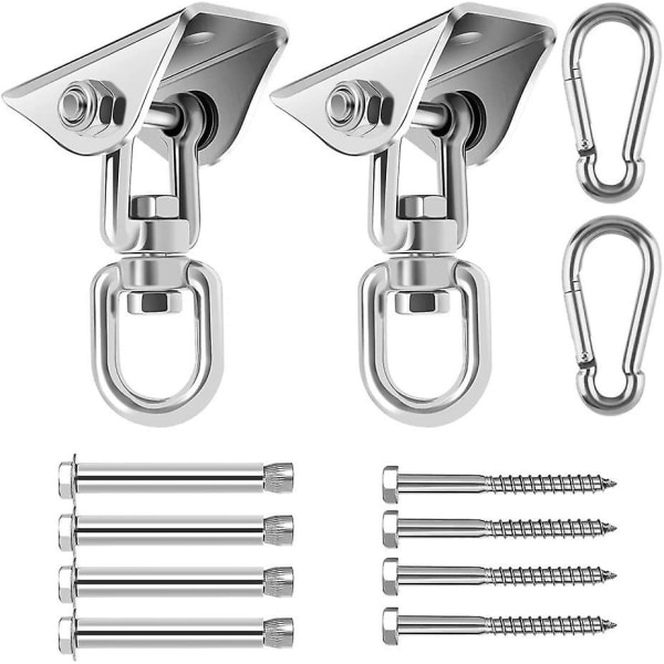 Heavy Duty 360 Swivel Ceiling Hook Made Of Sus304 Stainless Steel 4 Set Screws