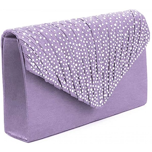 Ladies Evening Handbags Bridal Wedding Bag Handbag A916-147 Purple
